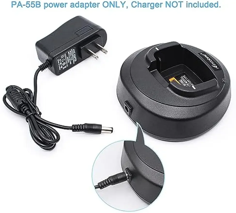 PA-55B Power Adapter Fit for Motorola CP200 PR400 XTS3000 HT750 Radio HTN9000 WPLN4137 WPLN4226 KSC-32 KSC-25 Charger Adapter