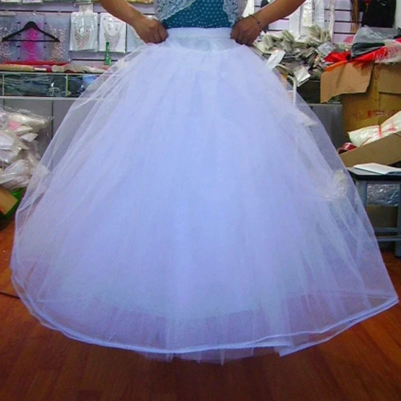 New Style Fresh Looking Petticoat Long Tulle Skirts Womens Underskirt For Wedding Dress Lolita