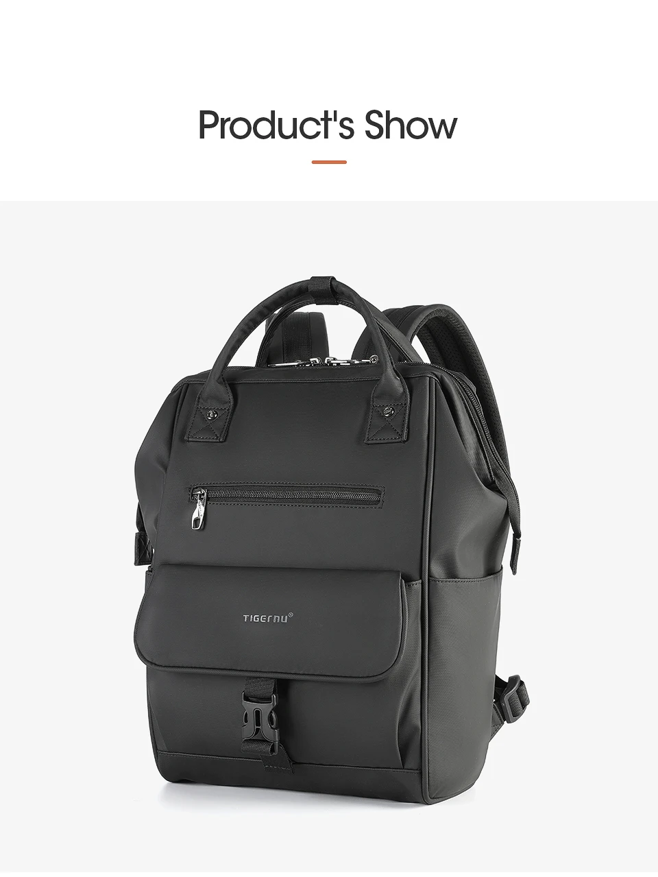 Tigernu Neue Damen Casual Rucksack Für Frauen Spritzwassergeschützt TPU Reise Camping Weibliche Handtaschen Leichte Wandern Schule Rucksäcke – Detail 14