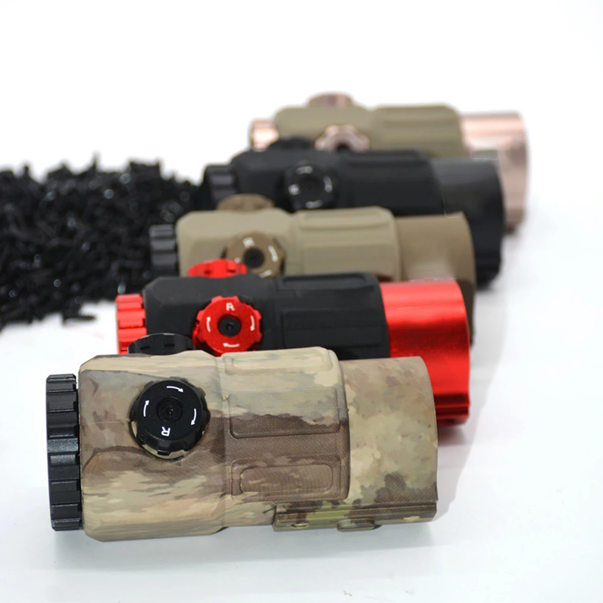 558 G33 Holographic Box Set Tactical Red Green Dot Sight Scope 3X Magnifier Combo Hunting Shooting Optical Reflex Scope view 4