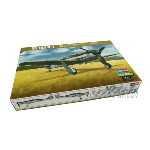 

1/48 Hobby Boss 81702 Ta 152 C-1 German Interceptor Aircraft Plane Model Kit Jet TOUCAN Gift for Collecting TH06047