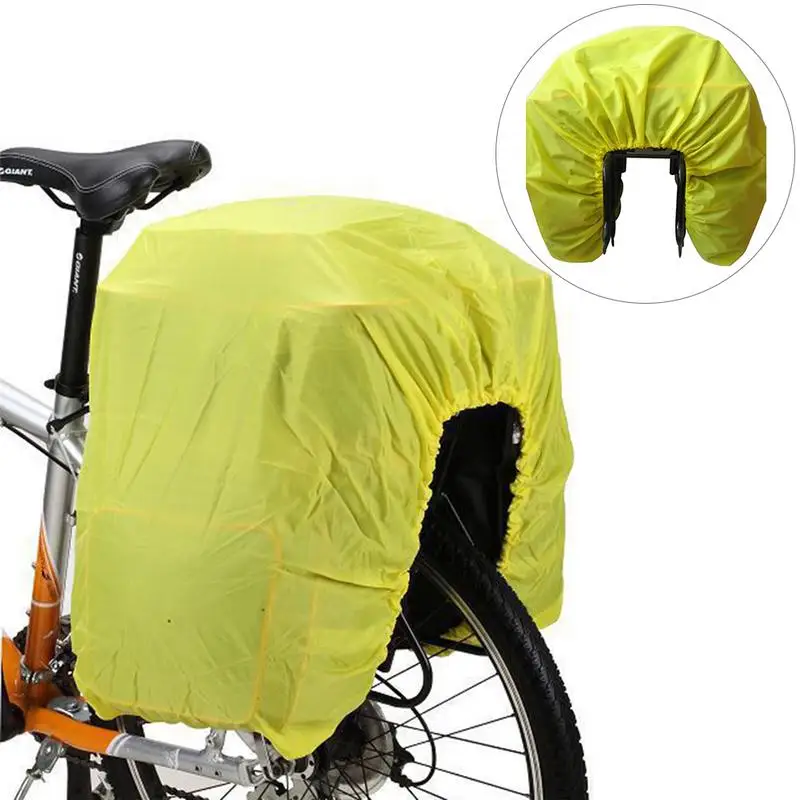 Bicycle Pannier Bag Rain Cover Lightweight Rainproof Bike Tail Rear Luggage Cover Cycling Saddlebags Accessories Shelf Bag