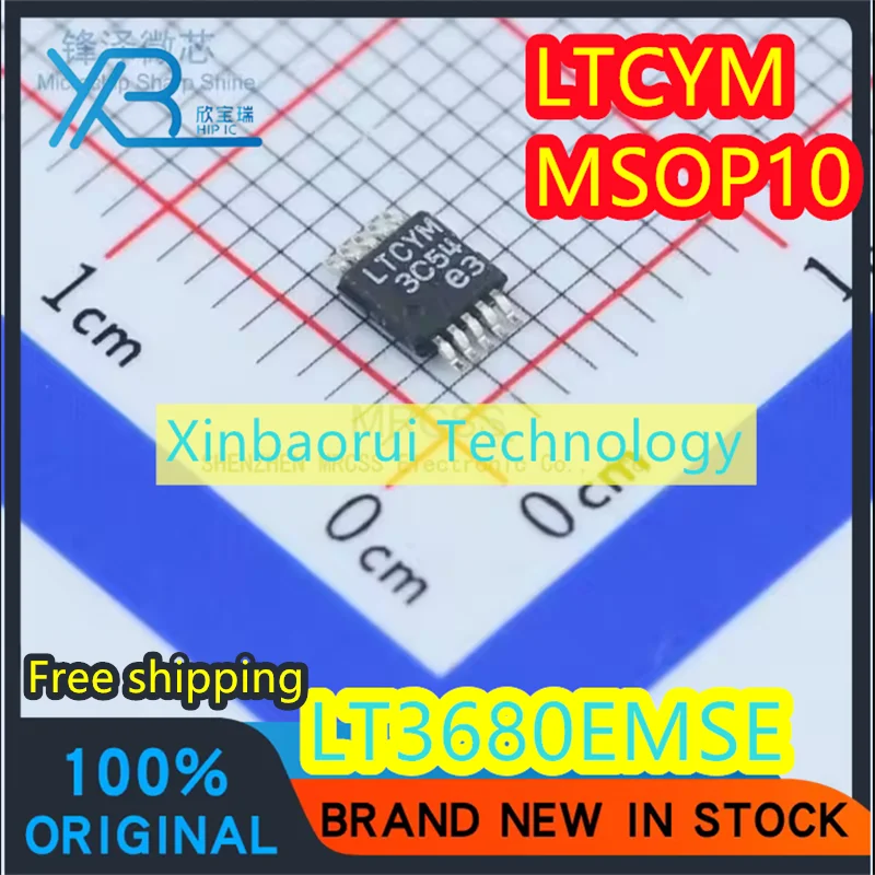 

(5/50pieces) LT3680 LT3680EMSE Switching Regulator Chip MSOP-10 Parts Mark LTCYM New Original Electronics Free shipping