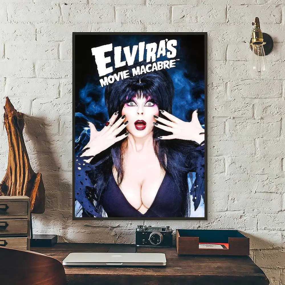 Elvira، عشيقة الفيلم الظلام DIY ملصق لاصق يتوهم الجدار ملصق لغرفة المعيشة زخارف للحانات جدار ديكور #4