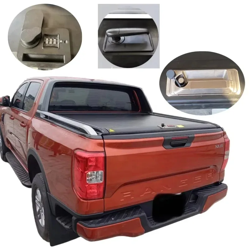 

Alloy Manual/Electric Roll-Up Locking Truck Accessories Tonneau Cover for Waterproof Tailbox