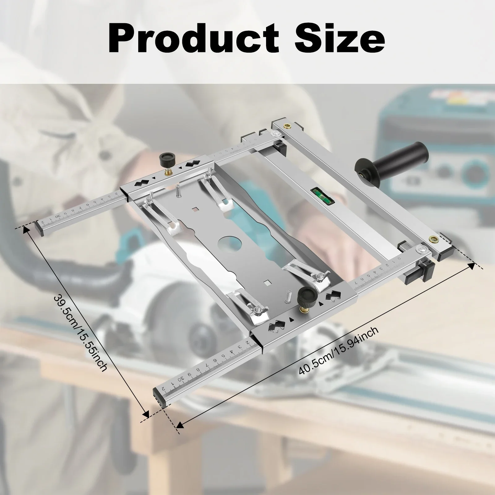 New Cutting Machine Edge Guide Positioner Stainless Steel Cutting Machine Positioning Cutting Board Multifunctional Woodworking