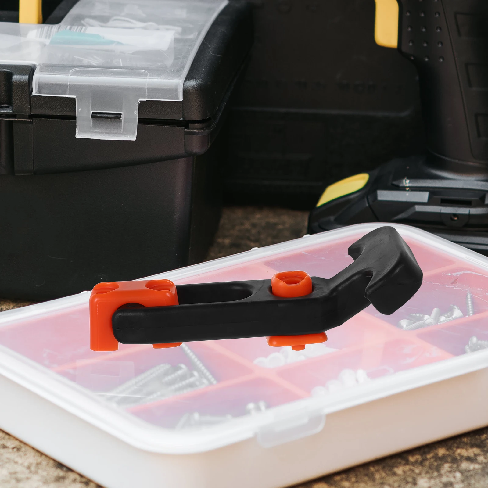 2Pcs Hasp Latch Engine Hood Lock Toolbox Latches With Shock Absorption Feature