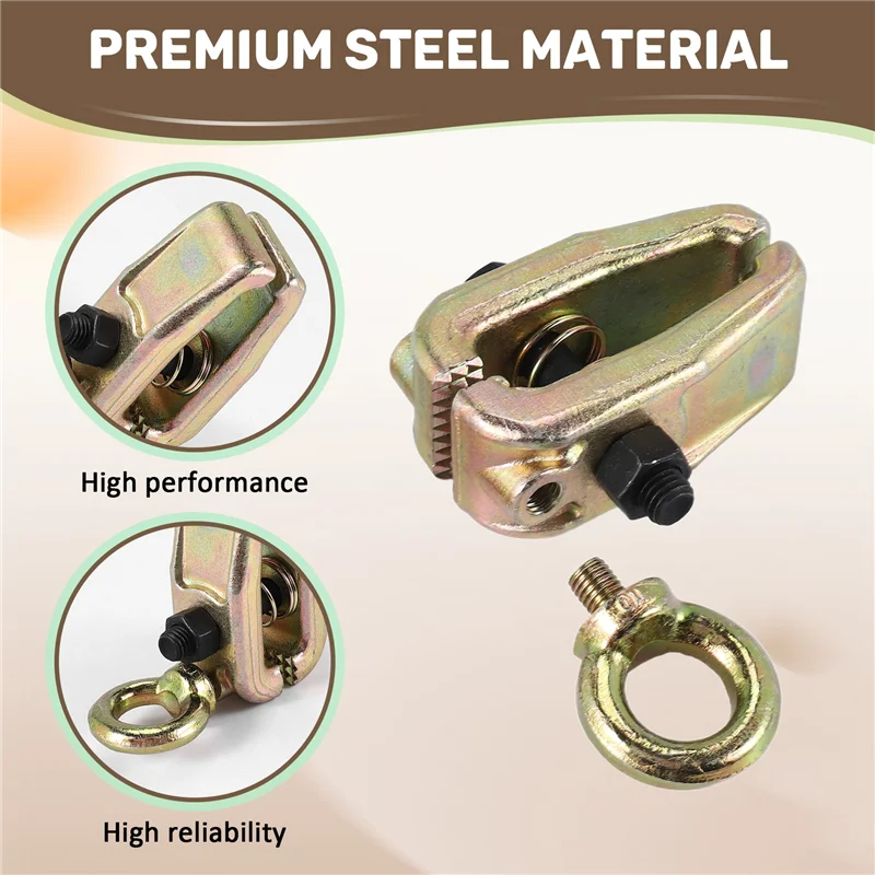 A58Z 2-Way 5 Ton Self-Tightening Clamp Auto Car Body Repair Pull Clamp Equipment Frame Back Pulling Collision Repair Machine