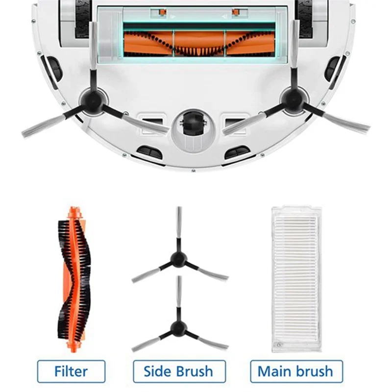

1 Set Main Side Brush Hepa Filter For Xiaomi Mi Robot Vacuum-Mop Pro STYTJ02YM 2S 3C Viomi V2 V3 SE Conga 3490 3690 Accessories-