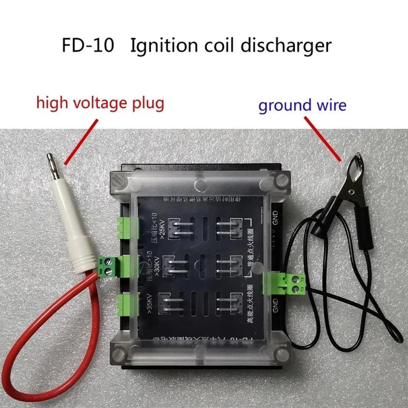 Reliable Tester Ignition Coil Discharger Tester Accurate Analysis & Easy Operation Plastic for Vehicle Electrical System