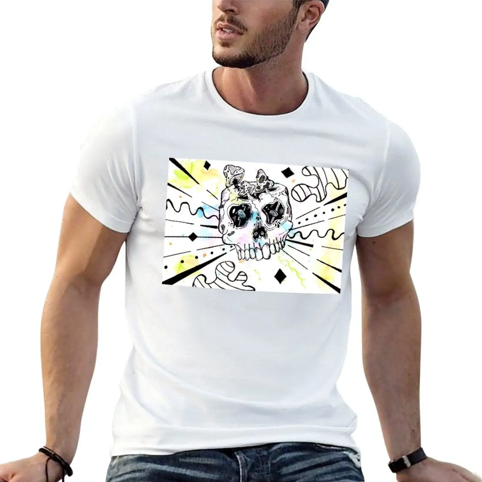 

Blast cotton Skull shirt tshirt shirt T-Shirt t man t anime essential