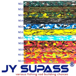 JY SUPASS  Camo Handle fishing rod custom Handmade Grips  for rod building camo EVA grips wholesale