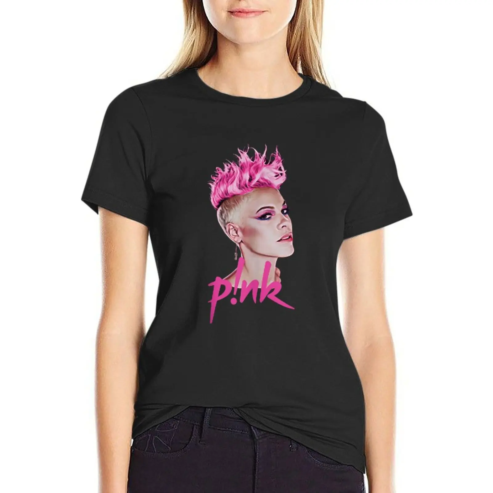 

Pi n k P!_nk P nk , Summer Tour T-Shirt customs funnys Summer Women's clothing