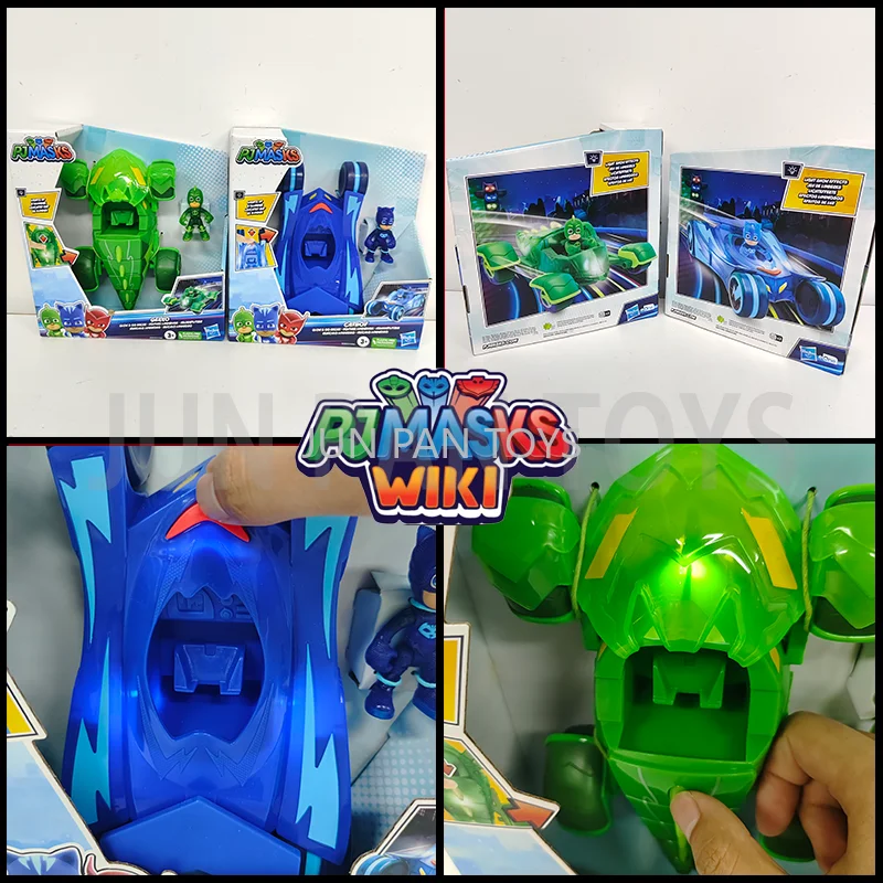PJ Masks Catboy Gant de Héros, Vert Héro en action