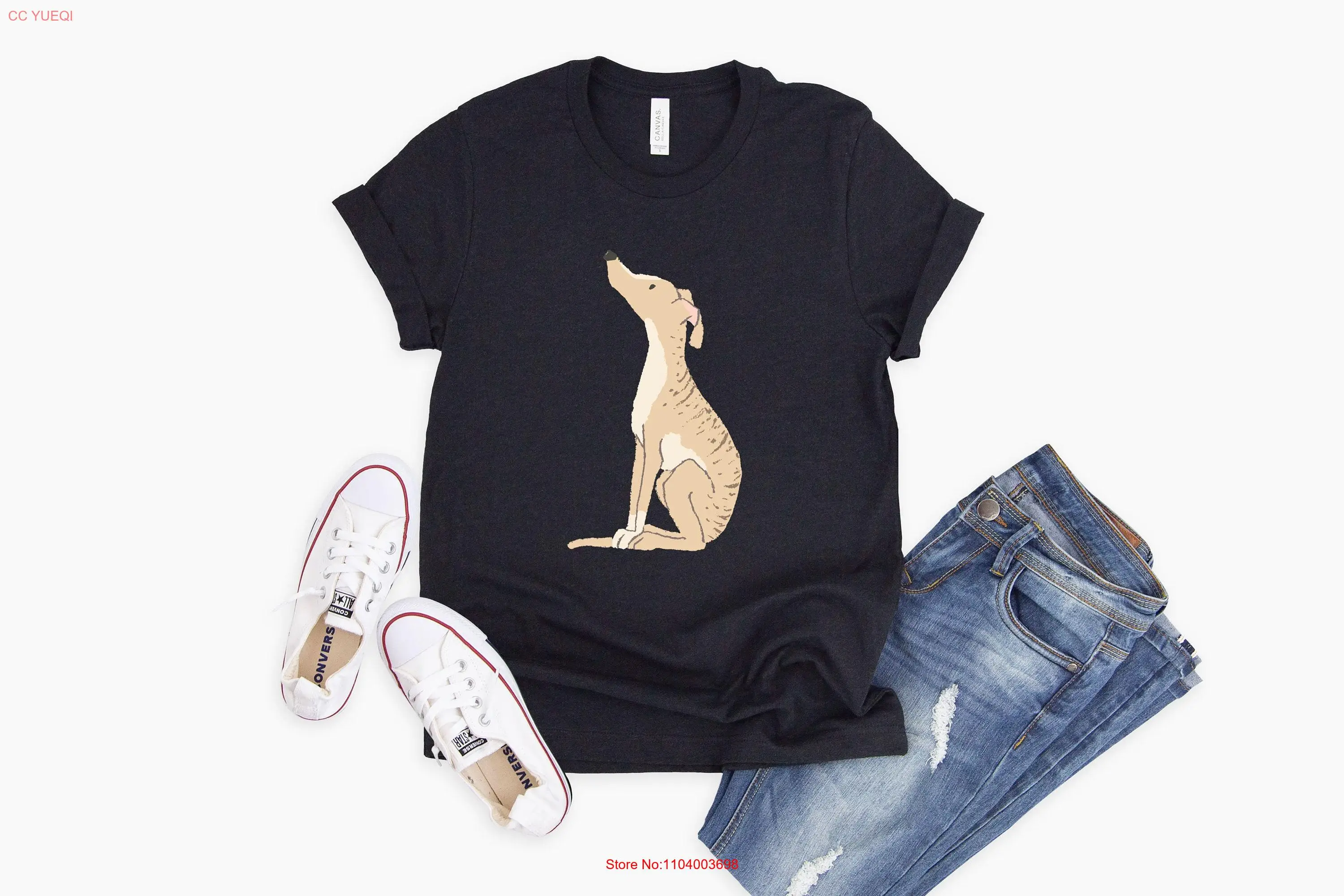 

Футболка Brindle Greyhound Dog Lover Mom Vet Tech с длинными или короткими рукавами