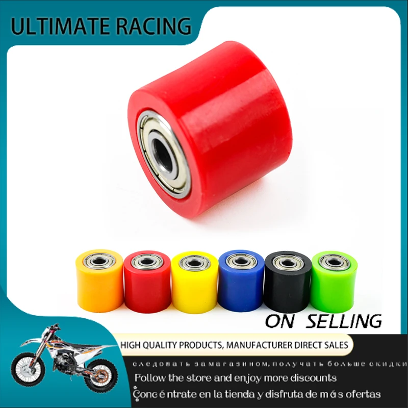 8mm 10mm Drive Chain Roller Pulley Slider Tensioner Wheel Guide For BSE CRF CR XR Dig Pit Bike Motocross ATV Motorcycle