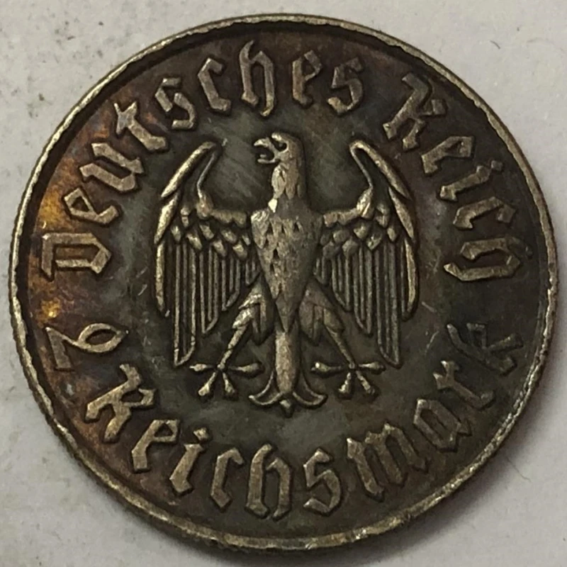 1933 Germany 2 Reichsmark Martin Luther Copy Coin