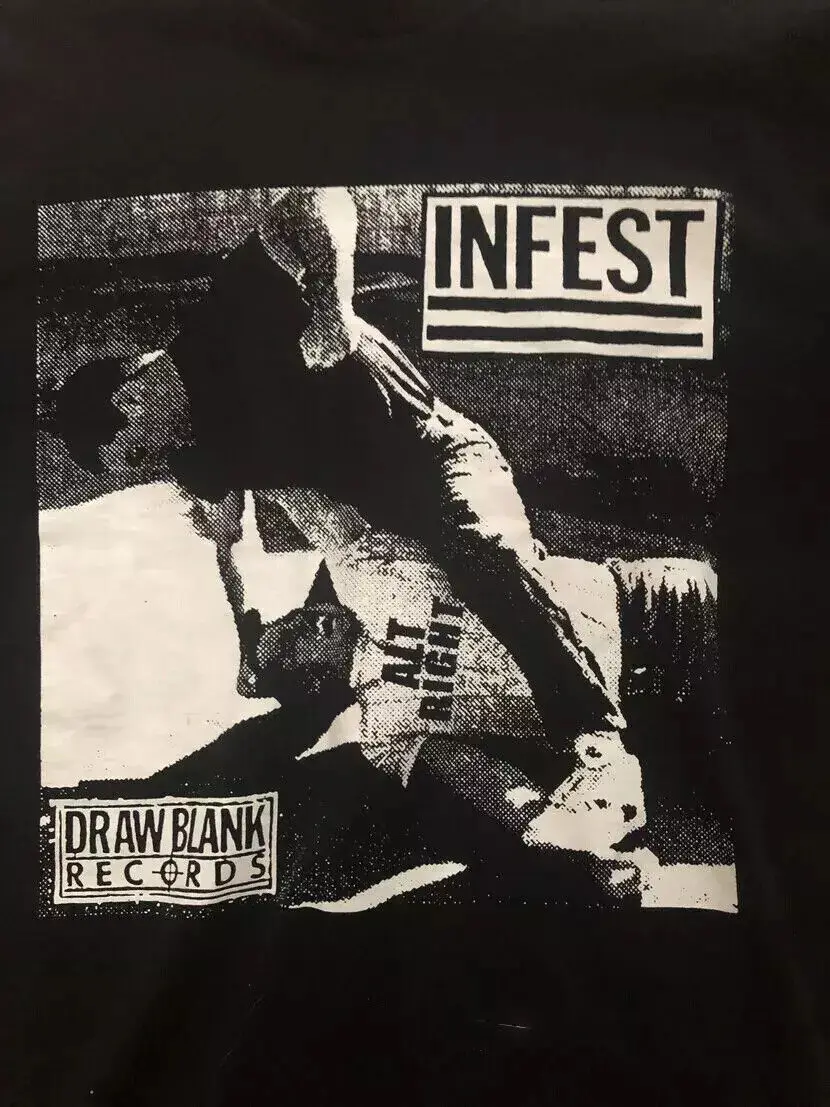 Infest Band Music For Lovers Black T-Shirt Cotton Full Size