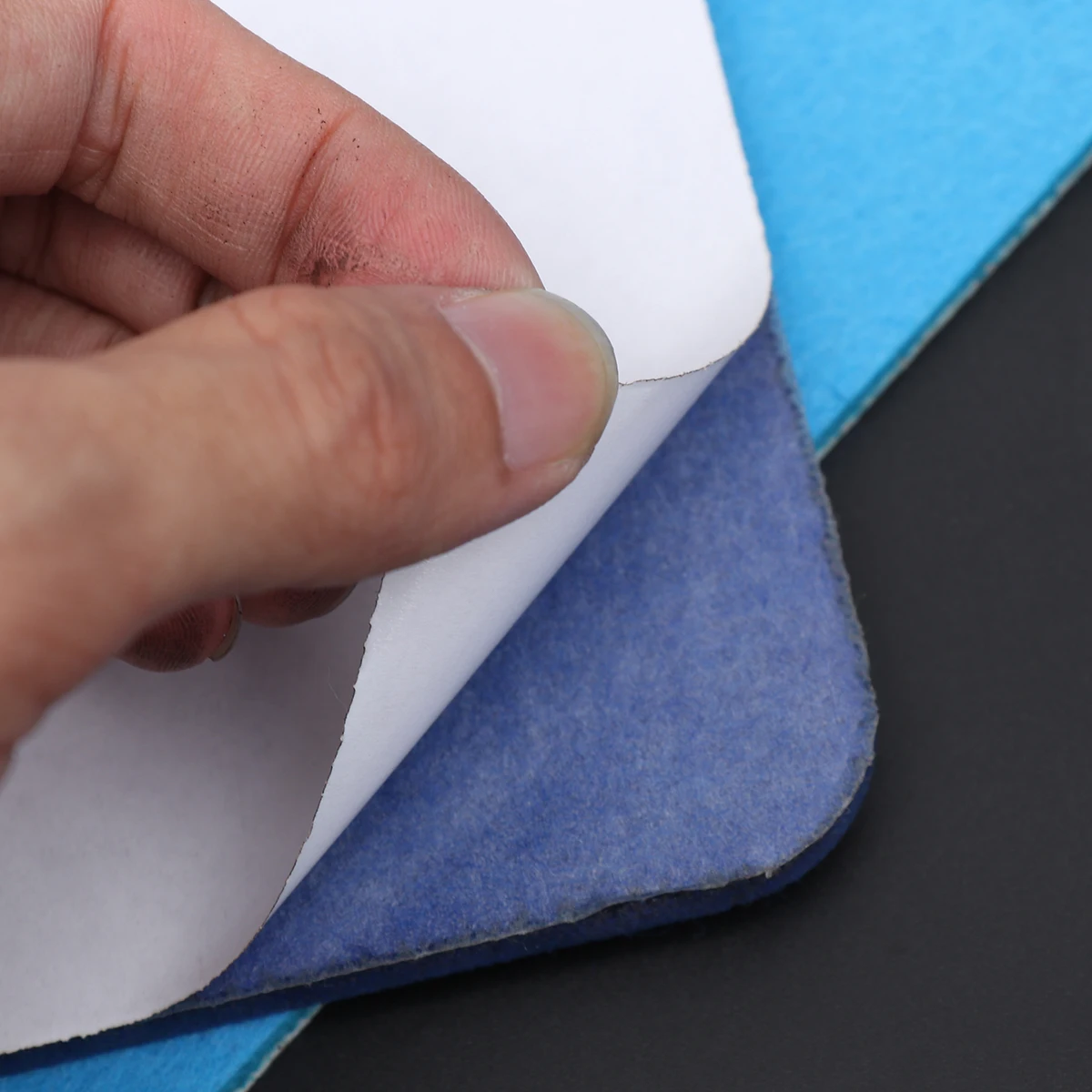 

8pcs Square Felt Memo Board Tiles Self-Adhesive Wall Stickers Creative Decorative Tiles For Classroom Office Home