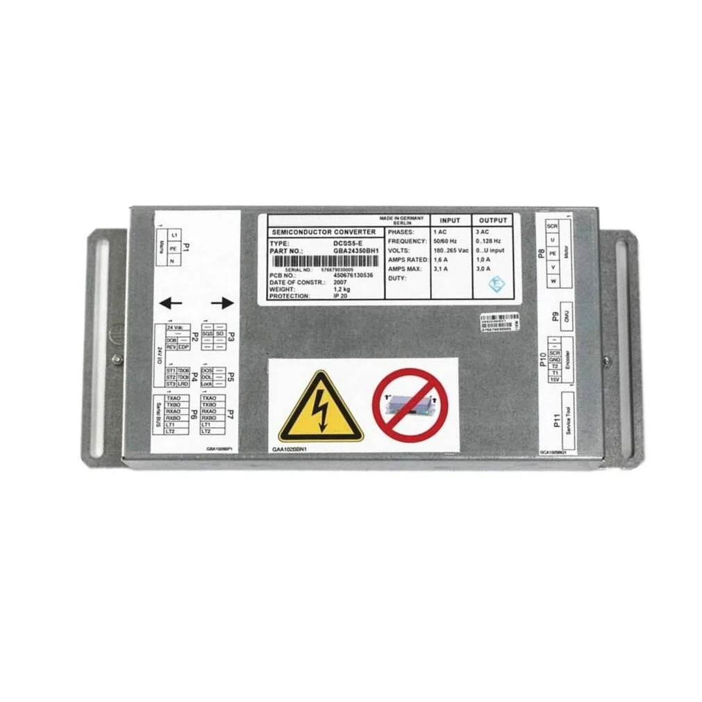 

GBA24350BH1 DO2000 DCSS5-E Elevator Spare Parts Converter Inverter GBA24350BH10