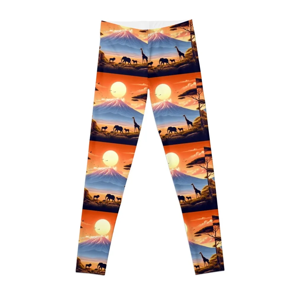 

Mt. Kilimanjaro Leggings harem pants high waist Womens Leggings