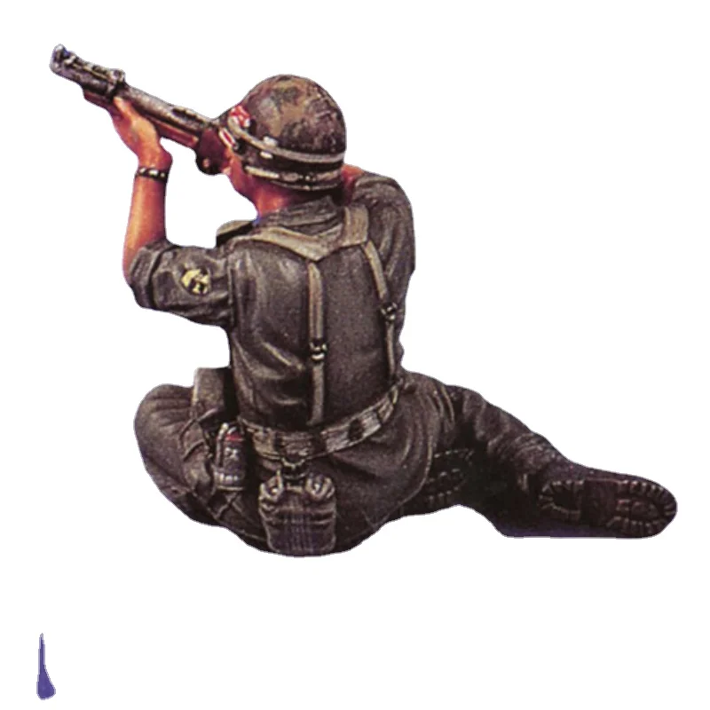 1/35 Scale Resin Figure Model Kits US Grenadiers Vietnam War 1 Figure Unassembled and Unpainted Hobby Miniature Garage Kit