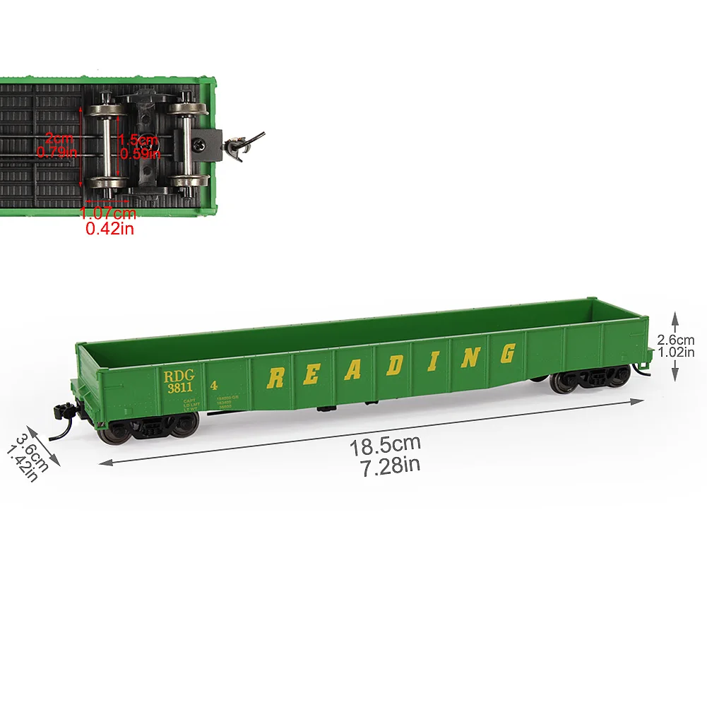 Evemodel-自由奔放に生きる1:87 53ft、低サイドゴノラ、車の読書、鉄道ワゴン、c8743plv