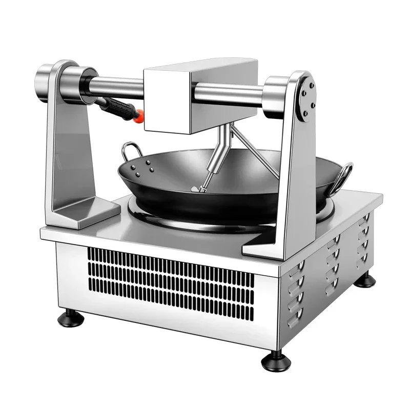 

Commercial Multi Electric Kitchen Food Automatic Stir Fry Cooking Wok Restaurant Machine Intelligent Stirring Pan Equipment Fact