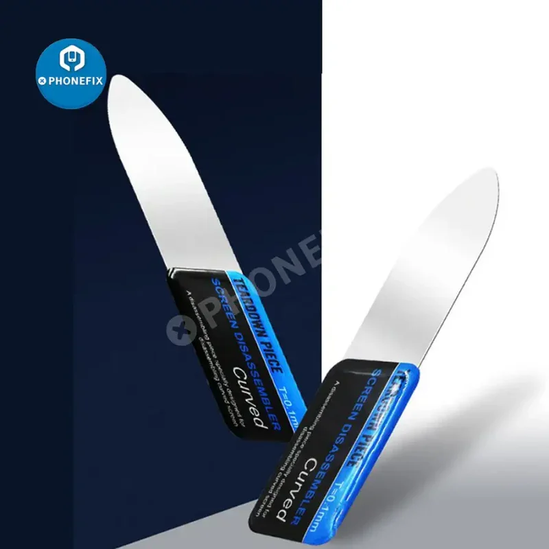 Stainless Steel Blade Soft Thin Pry Knife LCD Opening Tools for Phone Curved Screen Frame Remove Separator Disassemble Card