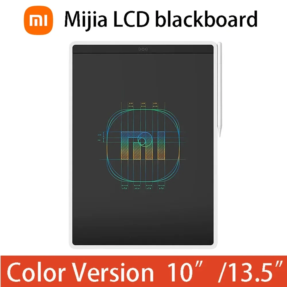 Xiaomi Mijia 10/13.5inch LCD Blackboard Digital Electronic Coloured Handwriting No Dust and Ink Draw Study Message Board for Kid