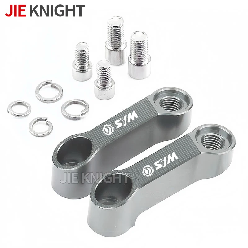 2 pz Moto Specchi Retrovisori Estensione Riser Specchio Extender Adattatori Riser Forniture Specchi Base Vista Posteriore Per Sanyang SYM