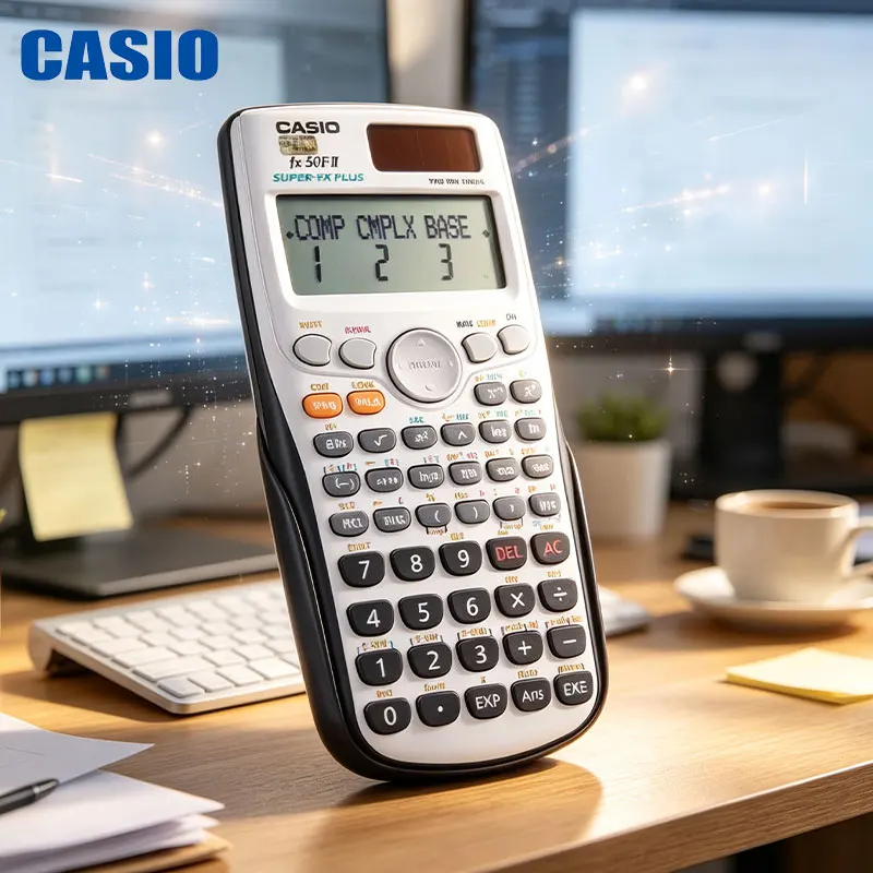 Casio FX-50F II/MH-12/DH-12/DH-14 Business Vector Statistical Calculator - Cost Engineer Business - Business Report Accounting