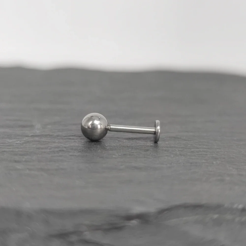 Titanium Tragus Piercing Lip Stud Earring