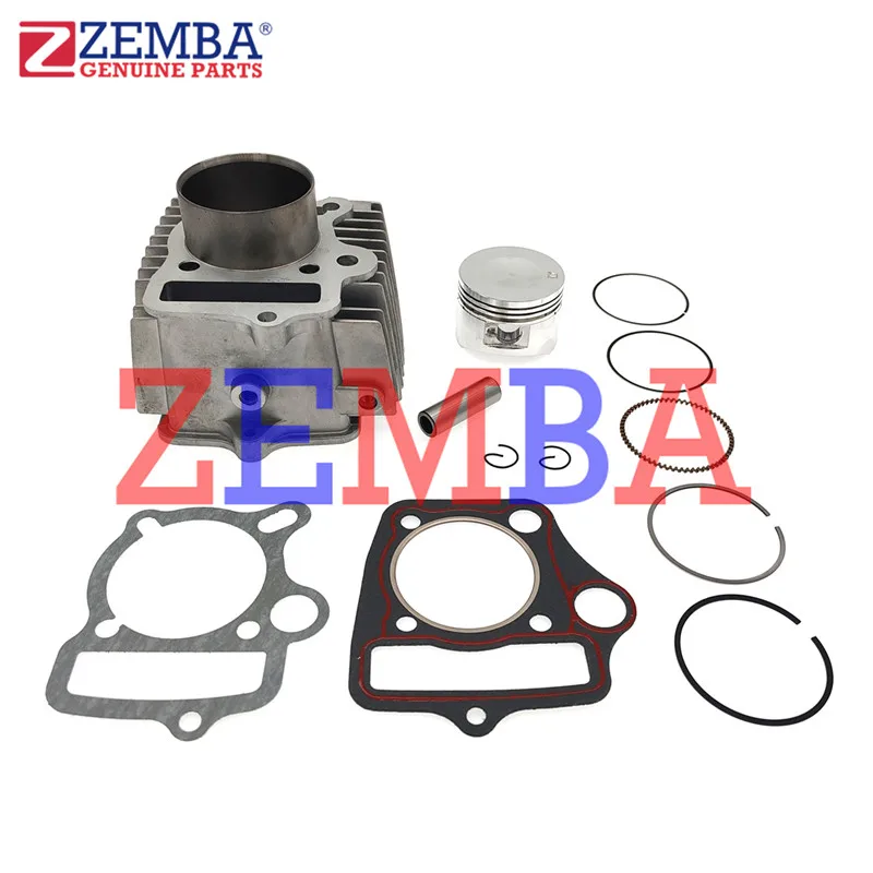 152FMH CD110 C110 52.4 مللي متر اسطوانة ومجموعة المكبس مع 13 مللي متر دبوس 4T 110CC أجزاء المحرك ل CUBS ATV الصليب الترابية دراجة نارية #2