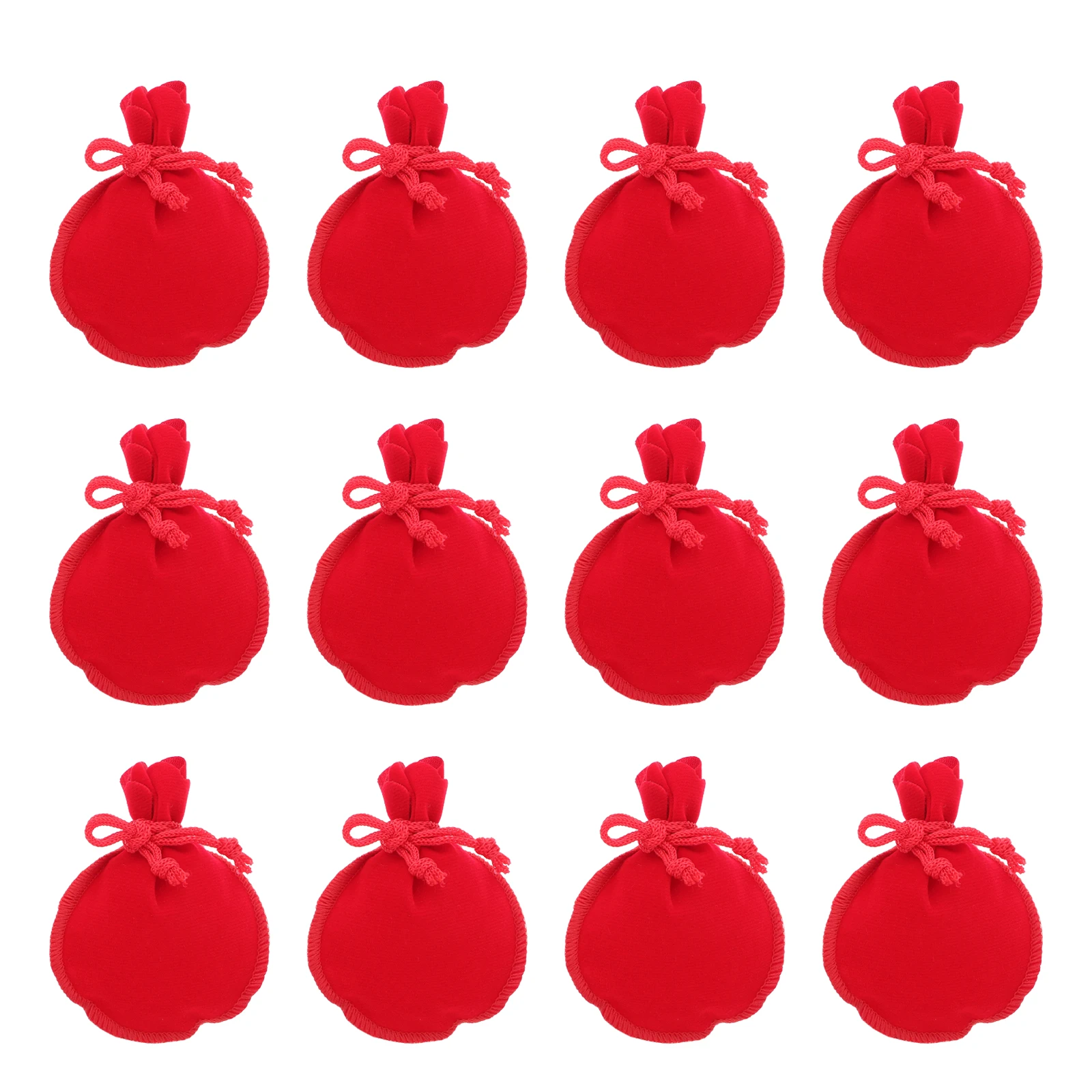 

12pcs 7X9Cm Drawstring Gift Bags Wedding Favor Candy Pouches For Jewelry Beads Storage Travel Party Decor Drawstring Bags