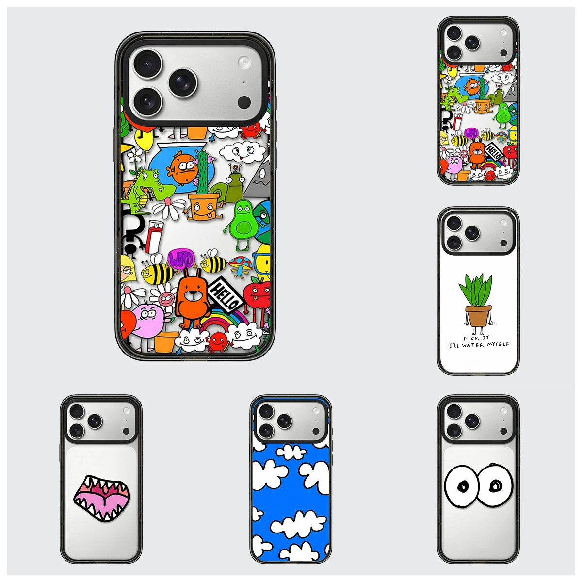 6082416 Impact Black Magnetic Phone Case Cover for IPhone 12 13 14 15 16 17 18 Pro Max Case