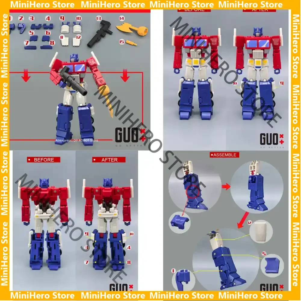 

В наличии: Оригинальный набор запчастей SS Destroy OP Prime Filler Parts Kit 1:1 из ABS-пластика для демонстрации