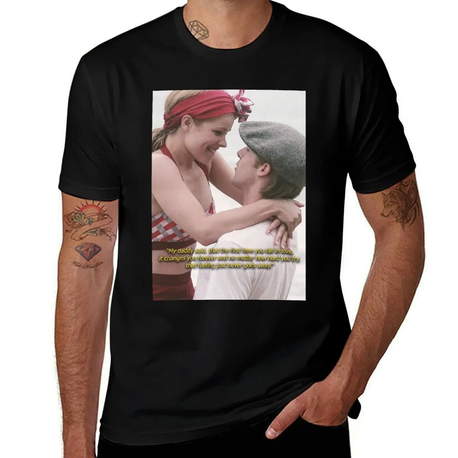 

Футболка THE NOTEBOOK, футболки с принтами, забавные футболки, хлопковая футболка
