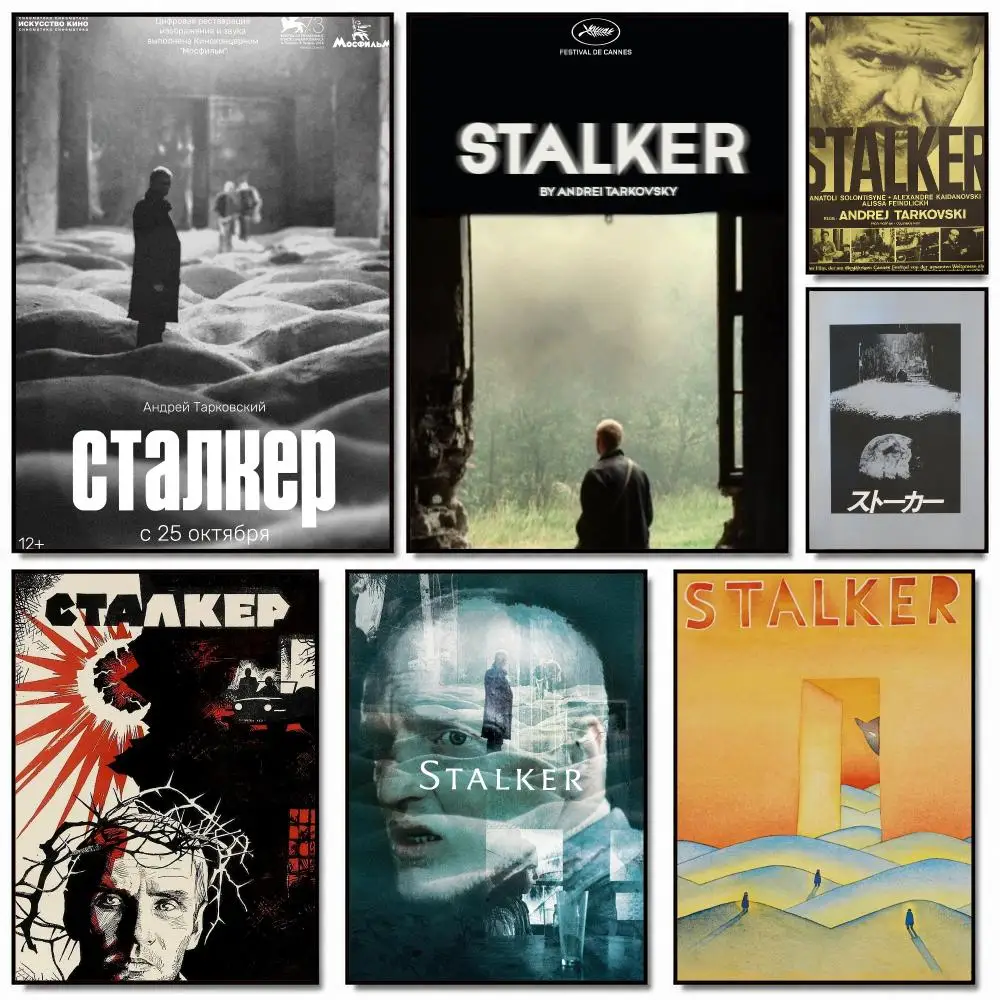 classic movie S-Stalker-R Poster Removable Wall Sticker for Home Cafe Bar Office Interior Decor