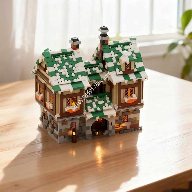 

2905pcs MOC Brick Creation Set The Merchants Model Building blocks toy Assemble creative Christmas gift idea Education Birthday