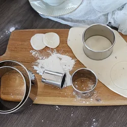 Stainless Steel Cookie Cutter Set,round Pastry Mold,Suitable for Baking Biscuits, Dessert, Fondant,Metal Baking Accessories