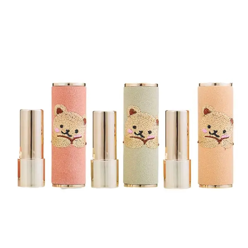 

20pcs Plastic Lipstick Tube High Grade Portable 12.1mm Empty Elegant Cosmetic Packaging Round Cute Lip Balm Containers