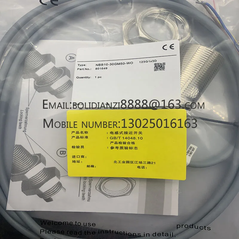 

Brand new and original NBB15-30GM50-E2 PNP NBB15-30GM60-A0/A2 Proximity switch sensor