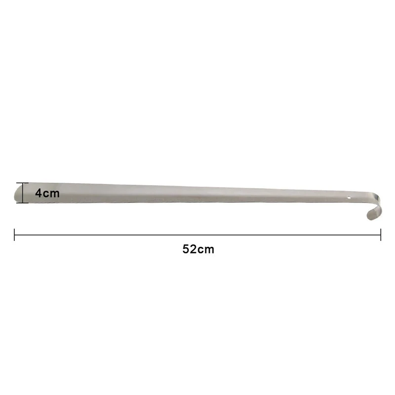 1/2/3pcs 52cm Extra Long Shoe Horn Stainless Steel Silver Metal Shoes Remover Shoehorn Lifter Aid Slip Shoe Pull Tool