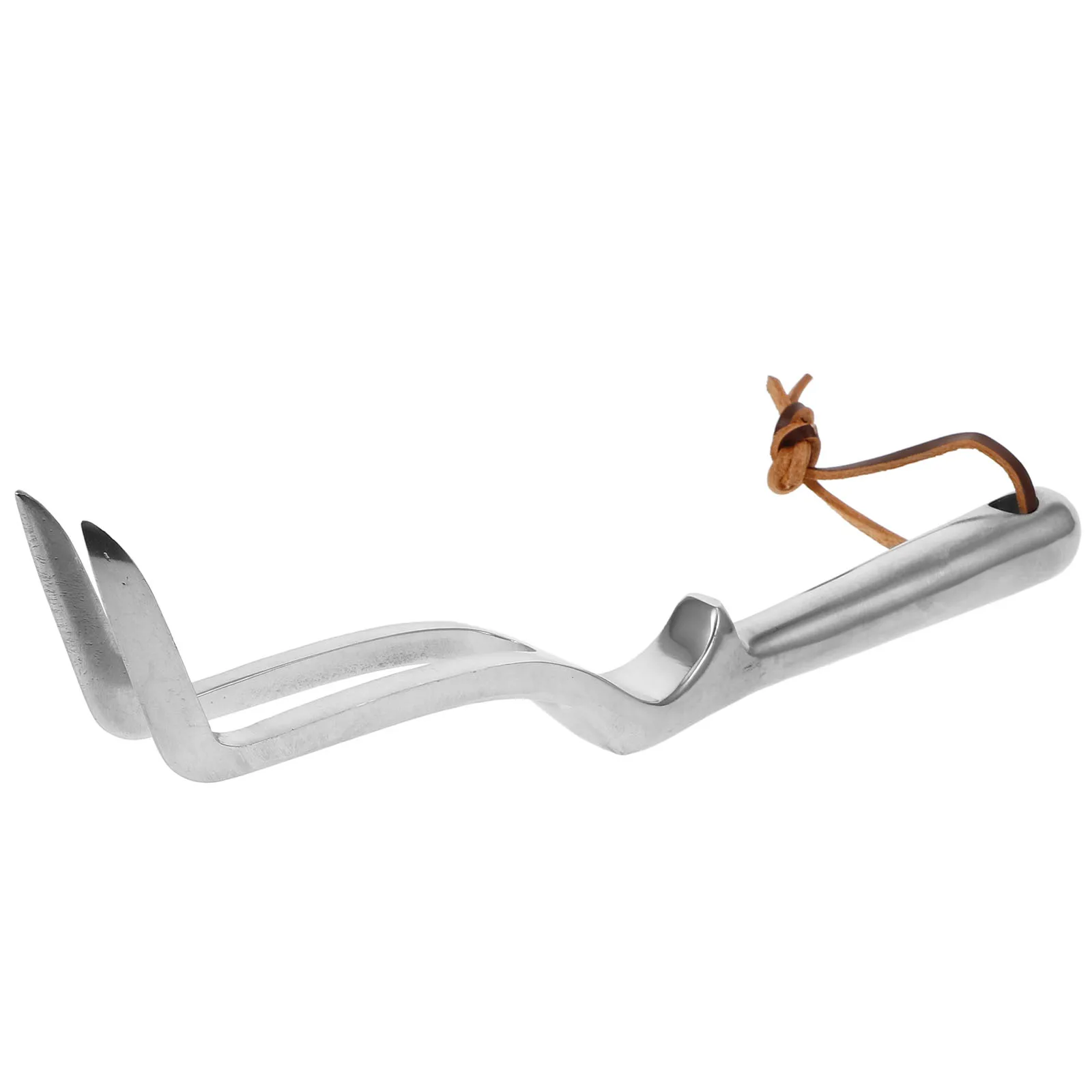 

Garden Rake Mini Hand Tool for Digging Loosening Soil Weeding Lightweight Portable Small Lawns Gardening Rakes Tools Hand Rake