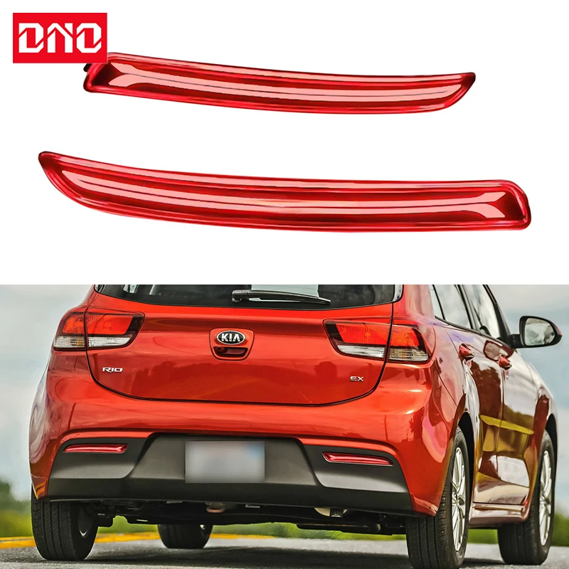 

Car LED Rear Bumper Lamps For Kia Rio 2012-2017 LX EX Brake Light Turn Signal Backup Reflector Lamp Reverse Fog Taillights