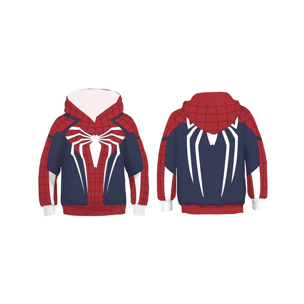 2026 جديد مارفل الرجل العنكبوت موازي الكون مايلز فينوم أنيمي ثلاثية الأبعاد مطبوعة الرجال الخريف/الشتاء موضة عادية الدافئة هوديي #1