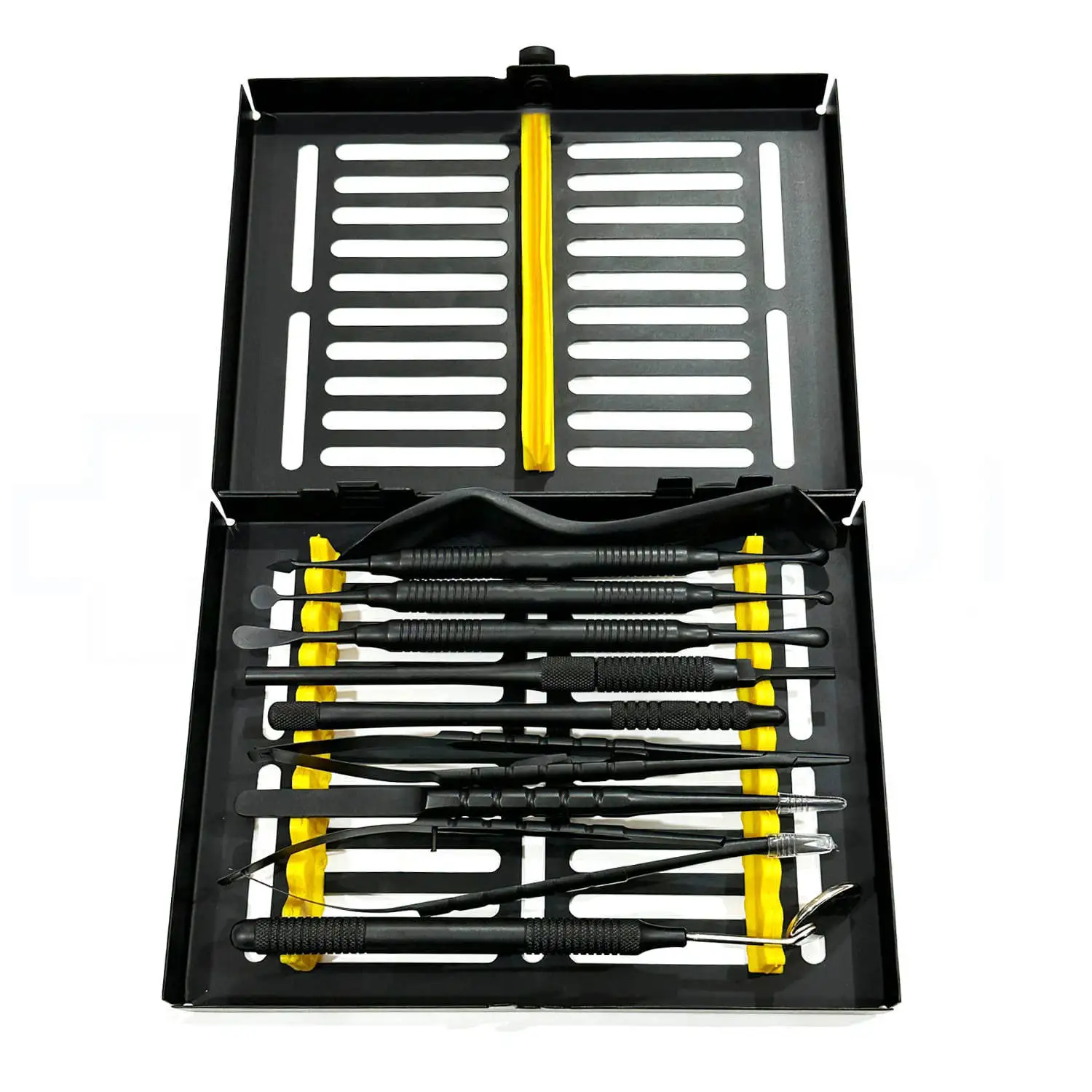 High Quality Top Value Micro Periodontal Instruments Set Stainless Steel Black Coated for Oral Surgery