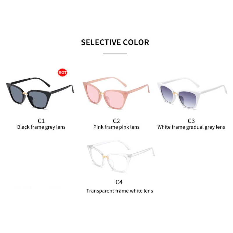 

Retro Sexy Cat Eye Women's Sunglasses Brand Designer Luxury Man Sunglass Summer Driving Travel Shade Eyewear Female UV400 Lentes