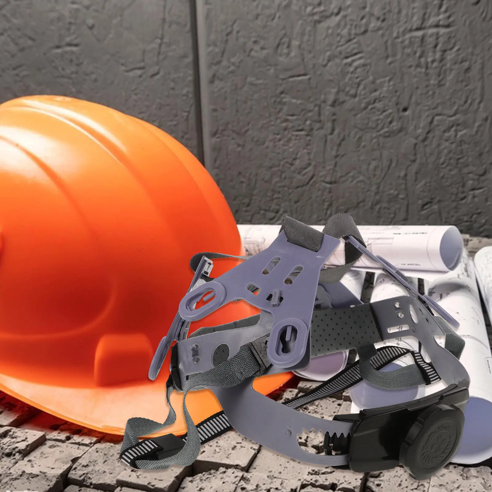 

Hard Hat Liner Replacement Adjustable Breathable Safety Hat Suspension for Construction Workers Outdoor Exercise